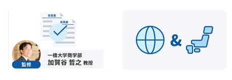 有識者・専門家の監修による国際基準や日本企業の調達方針を踏まえた質問票
